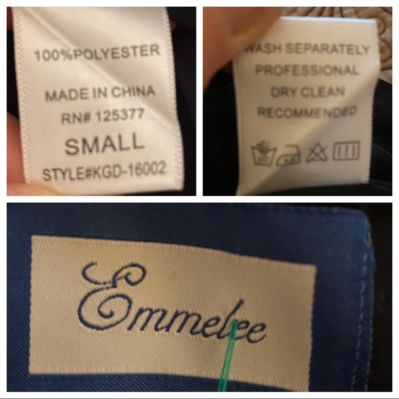 Emmelee Ruffled Edge Semi Sheer Party Dress - Picture 8 of 8